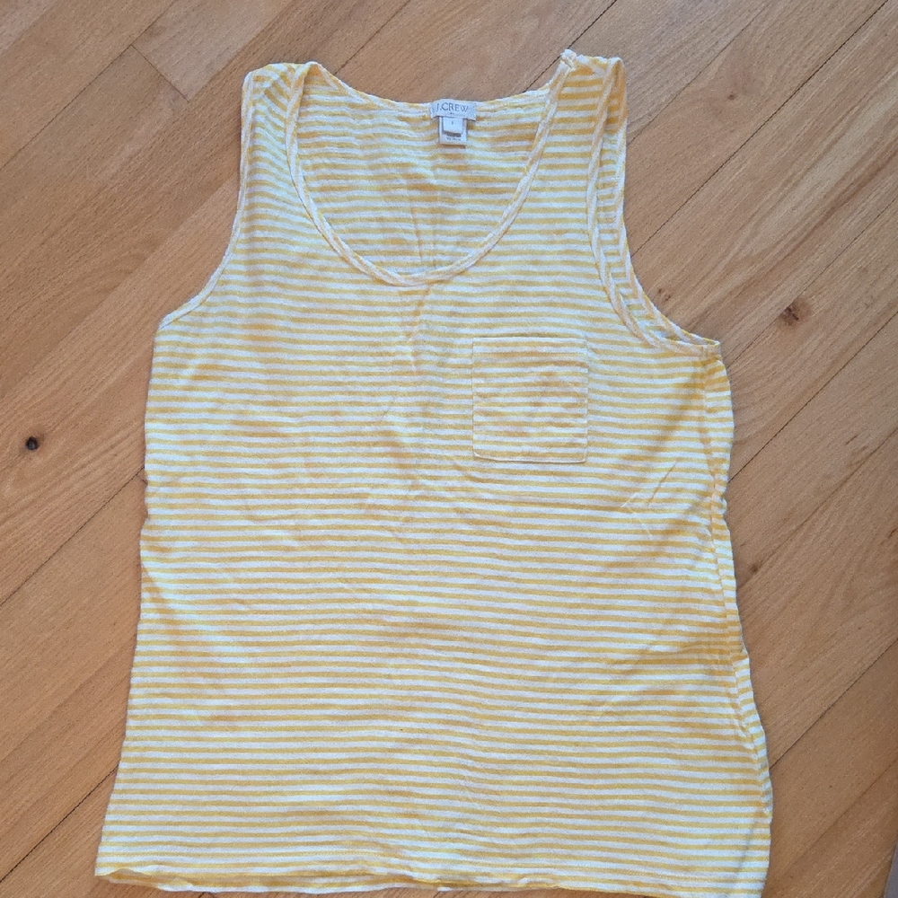 J. Crew Sunlit Striped Tank Top